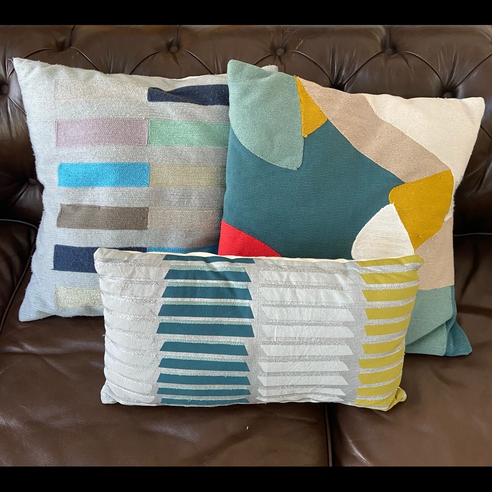 West Elm, Trio of Pillow Covers